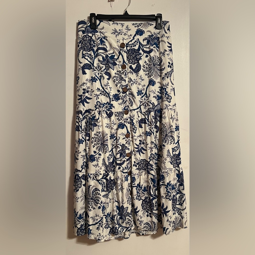 Cloth & Portrait Boho Maxi Skirt
